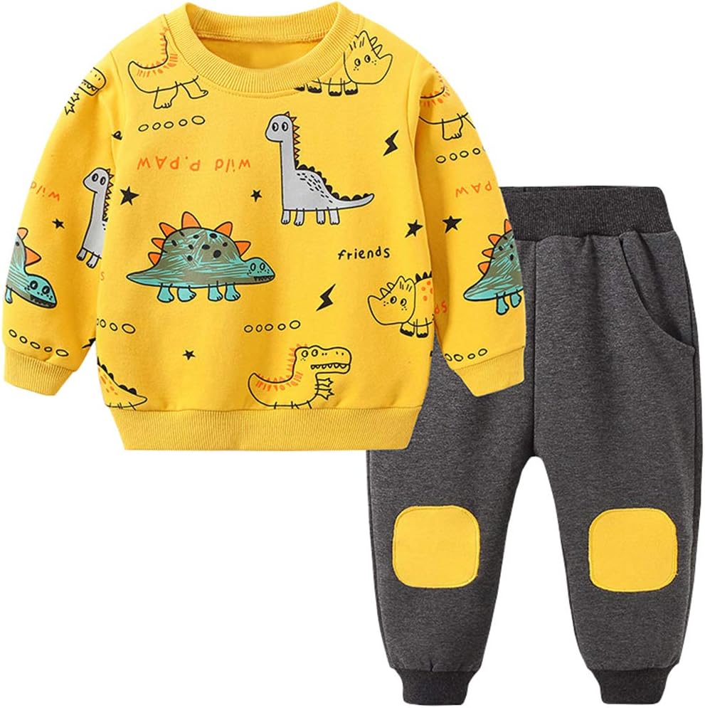 Conjunto para Niños: Conjunto de Ropa con Estampado de Dinosaurio