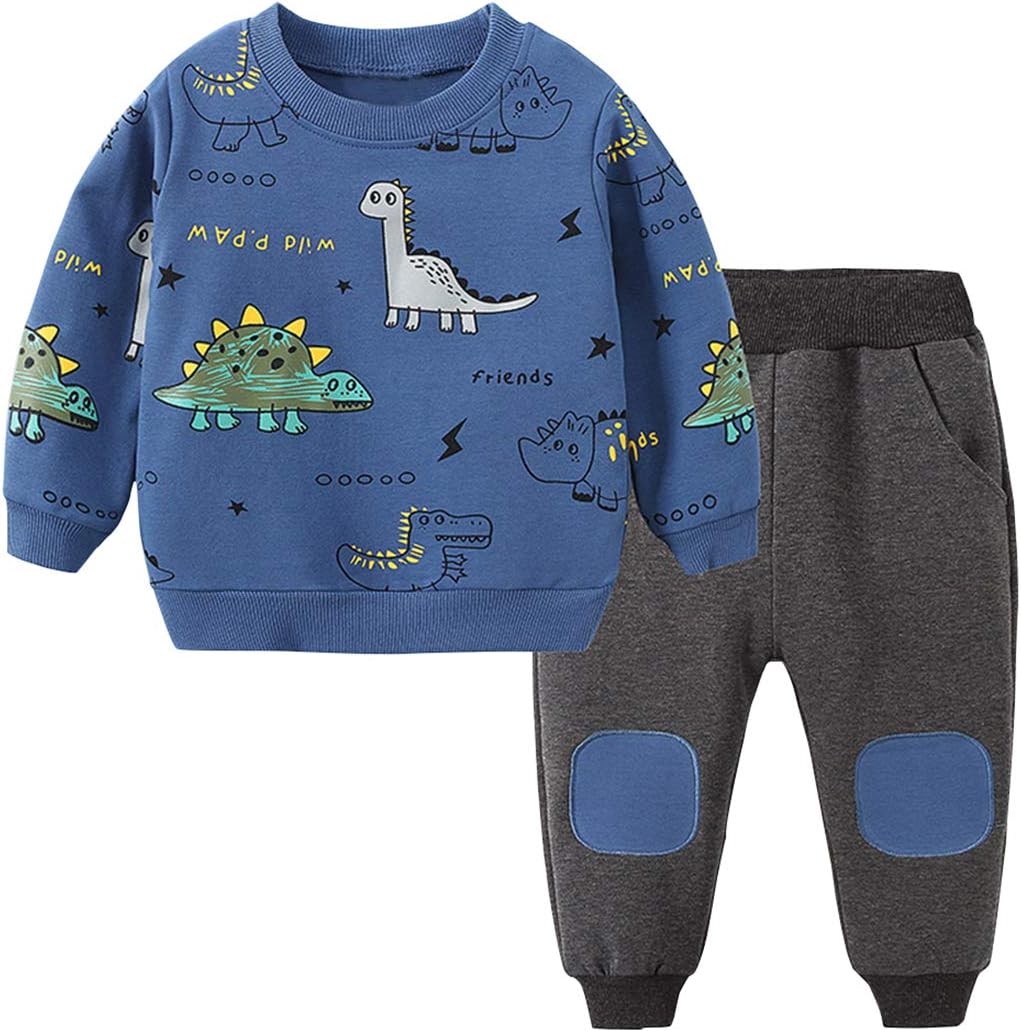 Conjunto para Niños: Conjunto de Ropa con Estampado de Dinosaurio