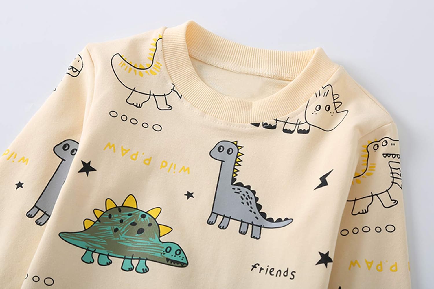 Conjunto para Niños: Conjunto de Ropa con Estampado de Dinosaurio