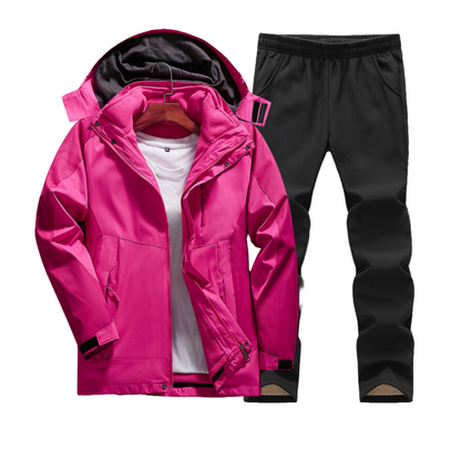 Conjunto softshell 3 en 1 para exterior para mujer