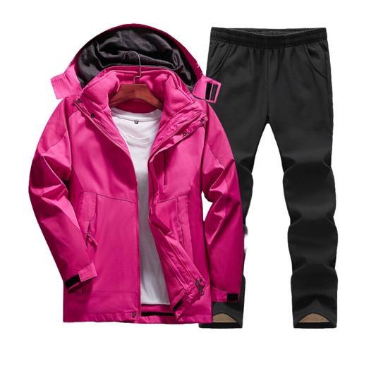 Conjunto softshell 3 en 1 para exterior para mujer