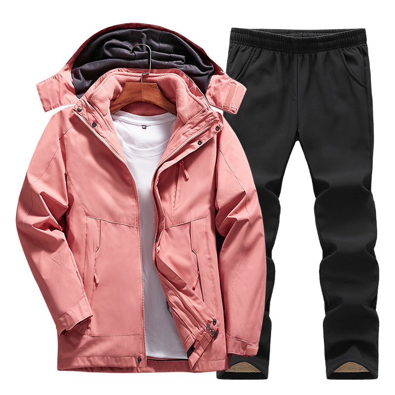 Conjunto softshell 3 en 1 para exterior para mujer