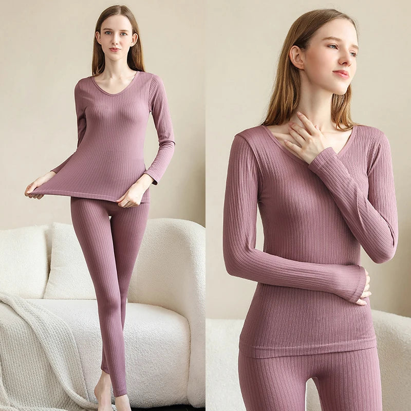 CONJUNTO TÉRMICO CÁLIDO - ROPA TÉRMICA MOLDEADORA PARA MUJERES