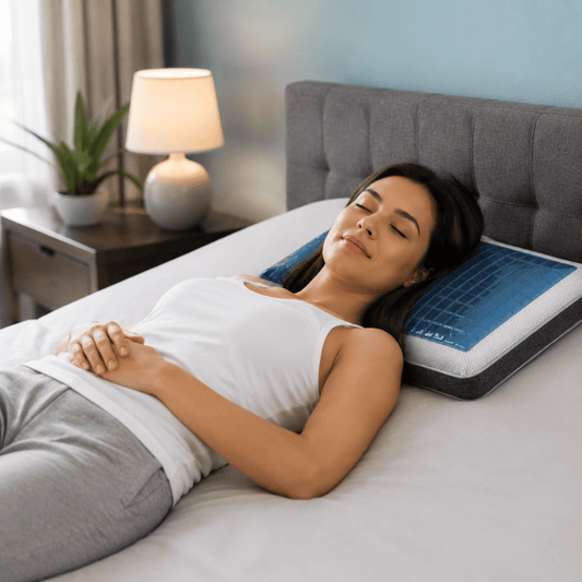COOLREST – Almohada de Gel Refrigerante Ergonómica para un Sueño Reparador