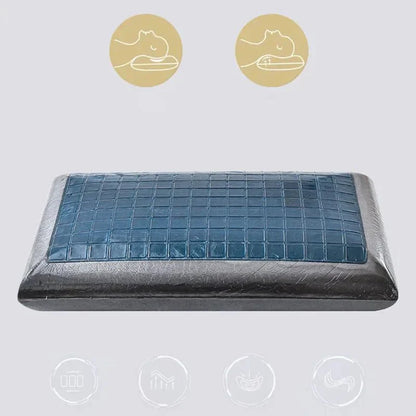 COOLREST – Almohada de Gel Refrigerante Ergonómica para un Sueño Reparador