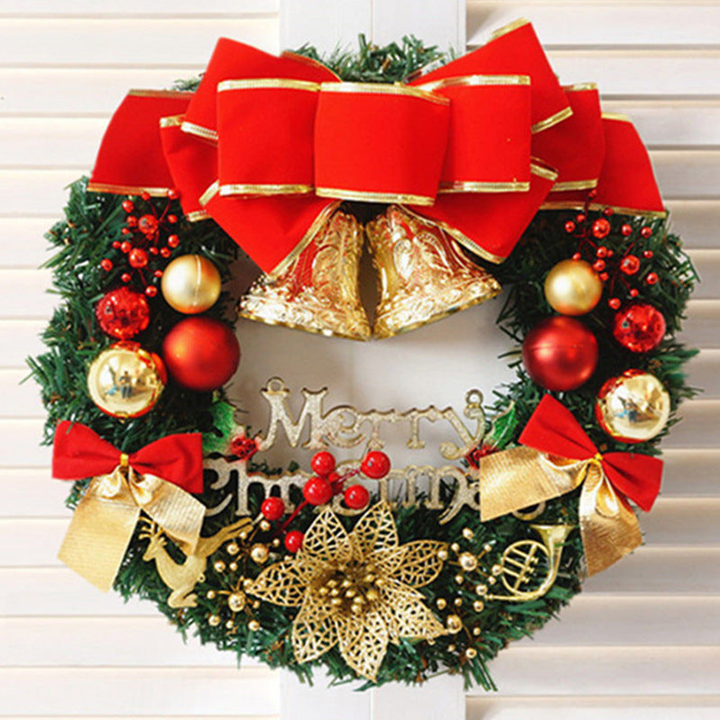Corona de Navidad de PVC en varios tamaños