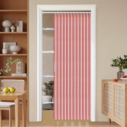 Cortina Plegable Magnética para Puerta – Separador de Ambientes para Hogar y Negocio de Fácil Instalación y Ahorro de Espacio – Diseño Artístico Alegre de Poliéster Lavable a Máquina