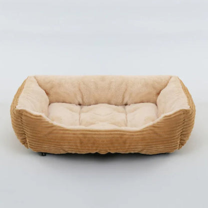 CozyHaven • Cama de Perro de Felpa