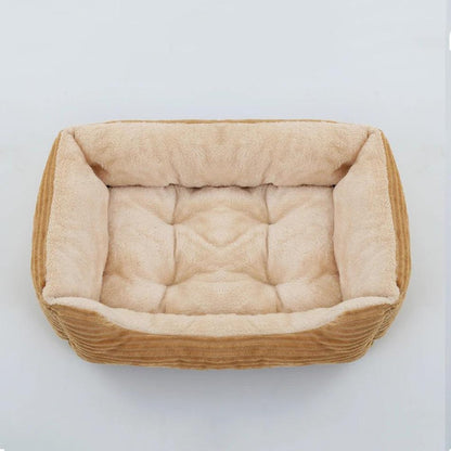 CozyHaven • Cama de Perro de Felpa