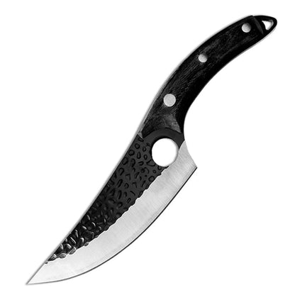 Cuchillo de cocina japonés artesanal con control de precisión