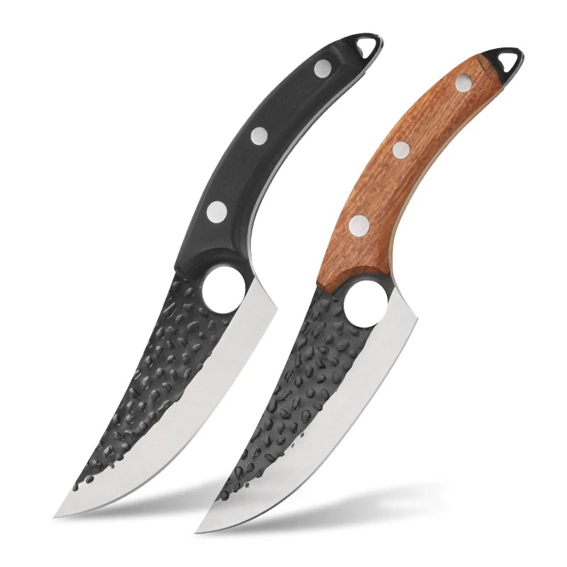 Cuchillo de cocina japonés artesanal con control de precisión