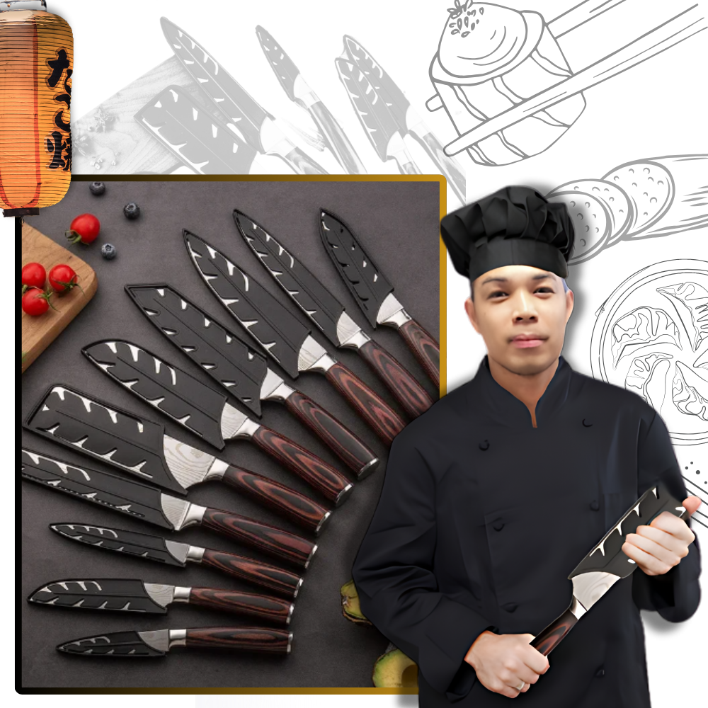 Cuchillos Japoneses de la Serie Pakkawood