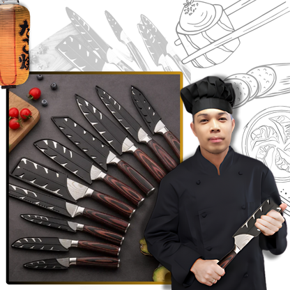 Cuchillos Japoneses de la Serie Pakkawood