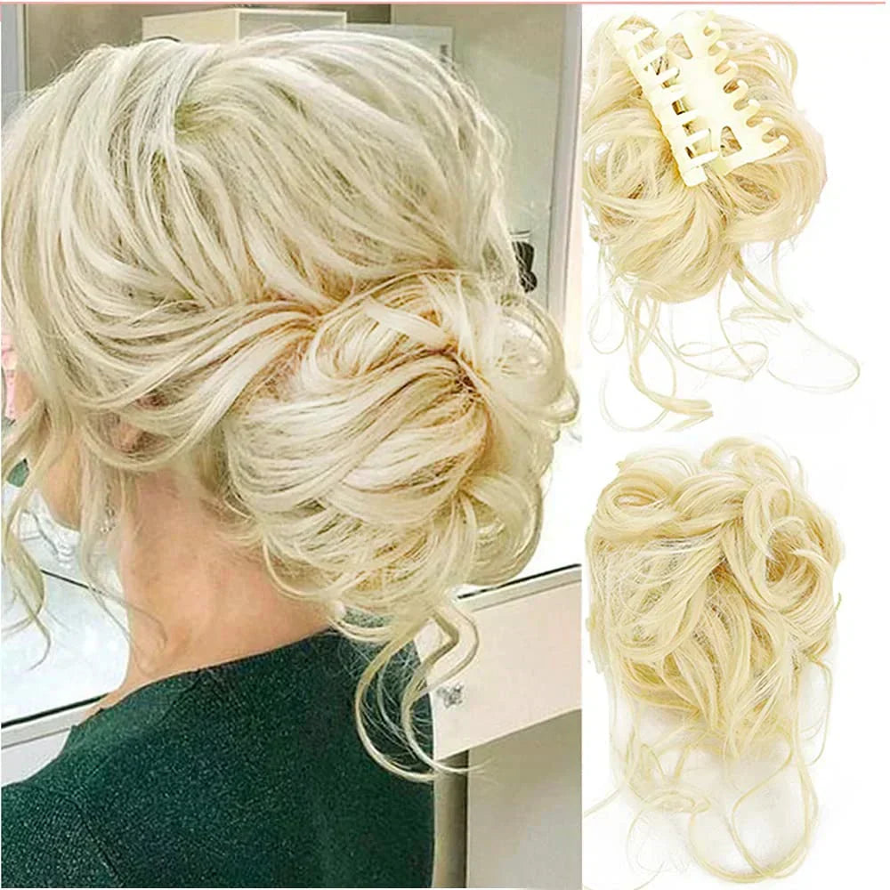 CurlyBun: Clip de cabello en moño rizado instantáneo