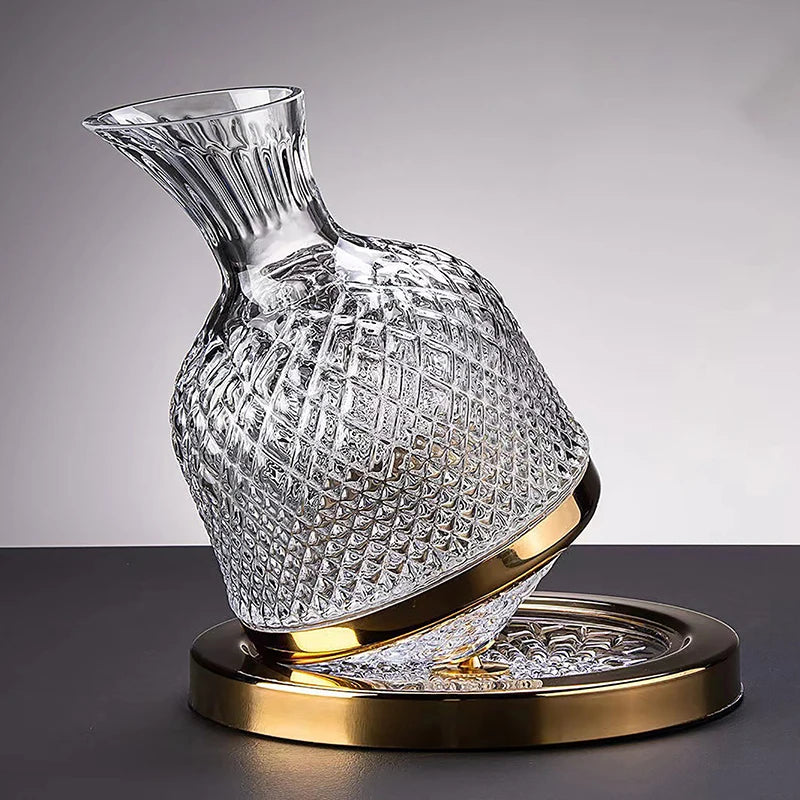 Decantador de Cristal Rotatorio de Alto Nivel