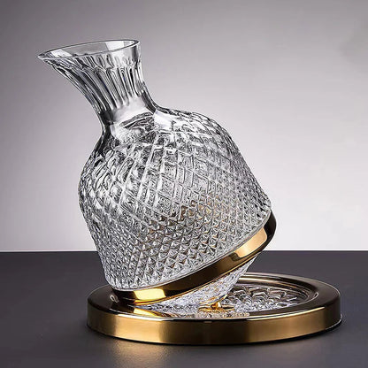 Decantador de Cristal Rotatorio de Alto Nivel