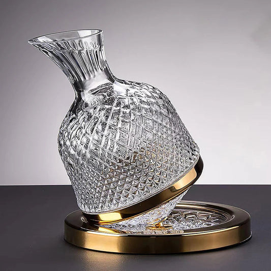 Decantador de Cristal Rotatorio de Alto Nivel