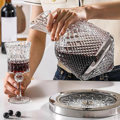 Decantador de Cristal Rotatorio de Alto Nivel