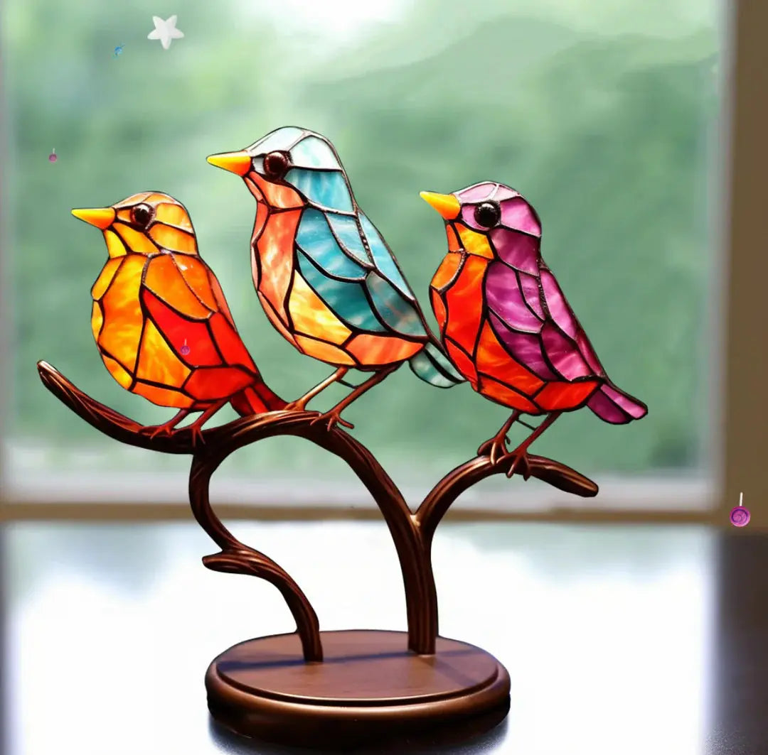Decoración de Pájaro para Ventana