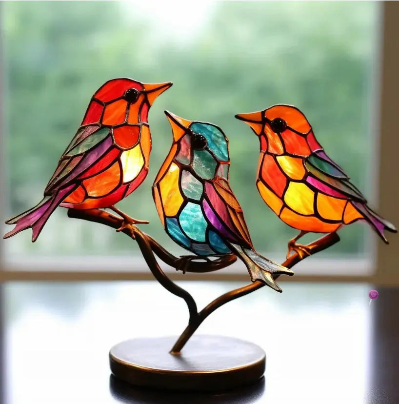 Decoración de Pájaro para Ventana