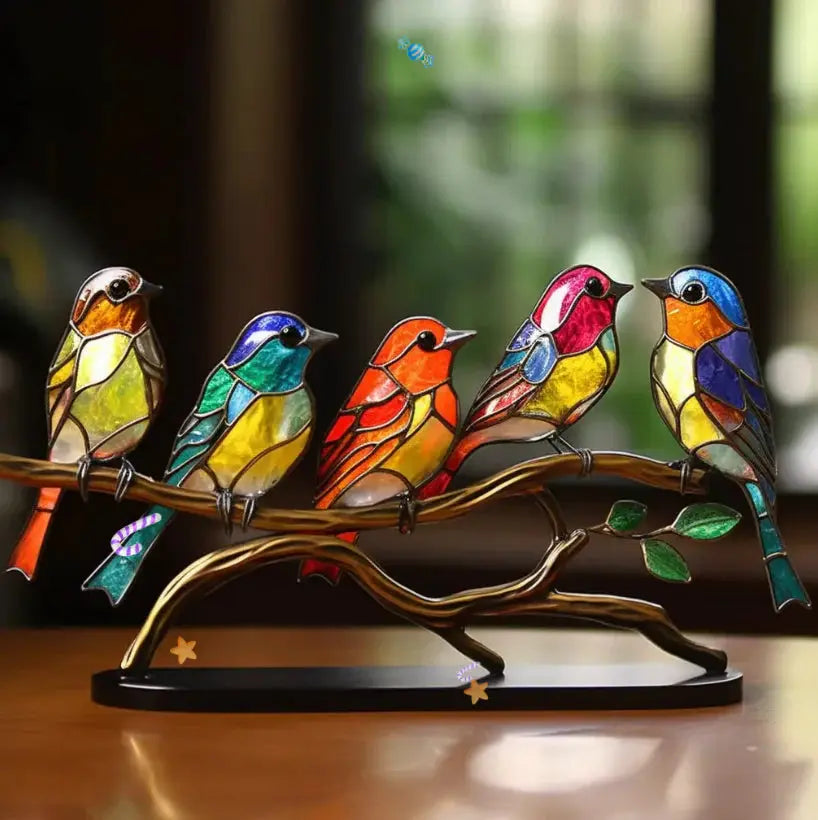 Decoración de Pájaro para Ventana