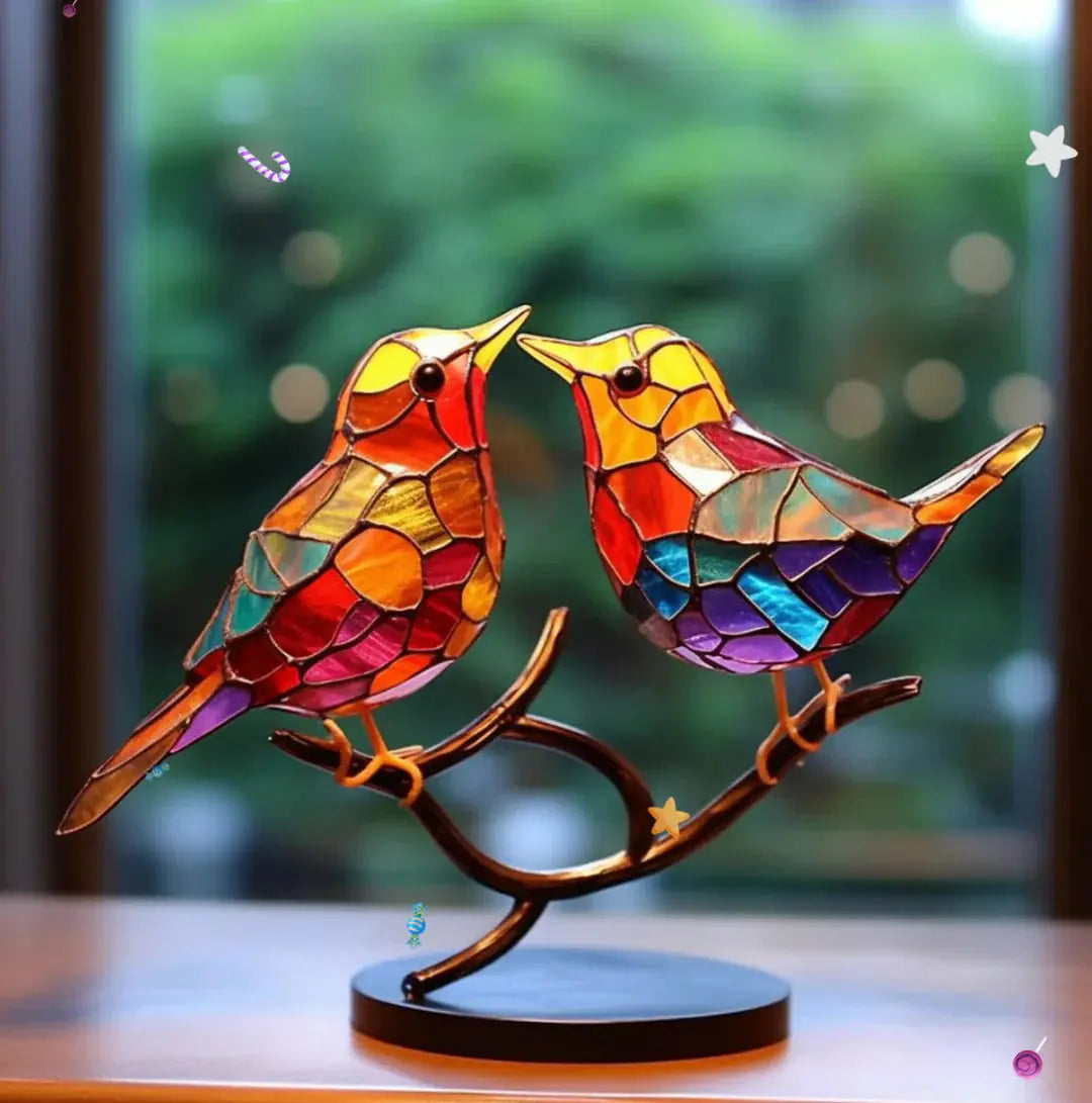Decoración de Pájaro para Ventana