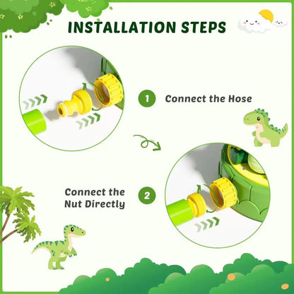 DINOSPLASH – Aspersor de Agua Interactivo de Dinosaurio para Diversión en Verano