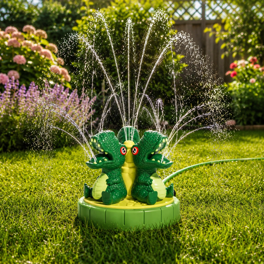 DINOSPLASH – Aspersor de Agua Interactivo de Dinosaurio para Diversión en Verano