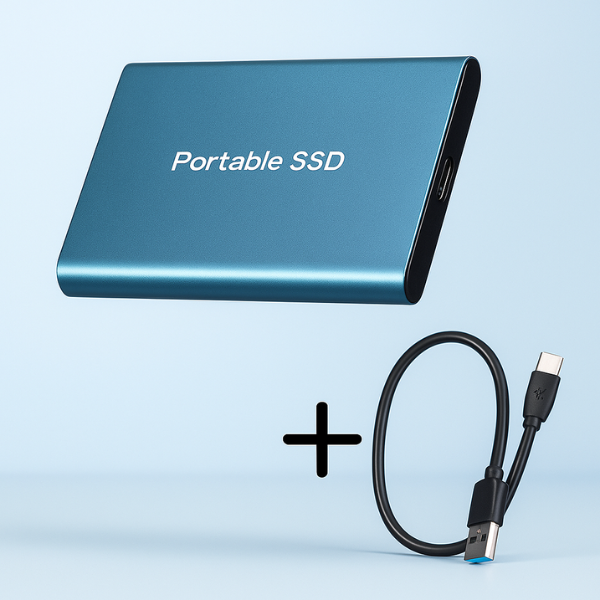 Disco duro externo SSD ultrarrápido y fiable