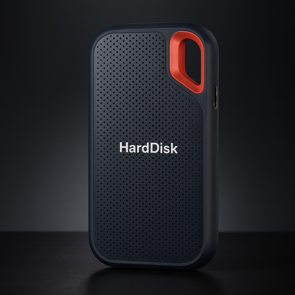 Disco duro SSD externo portátil de alta velocidad para transferencia de datos y almacenamiento resistente a golpes