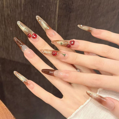 Diseño de nail art de lujo