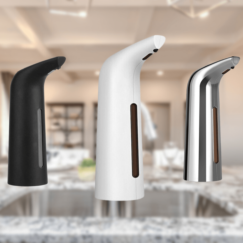 Dispensador automático de jabón con sensor sin contacto y capacidad de 13 oz