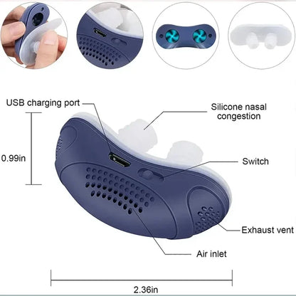 Dispositivo Anti-Ronquidos Micro-CPAP Sin Máscara y Sin Insomnio