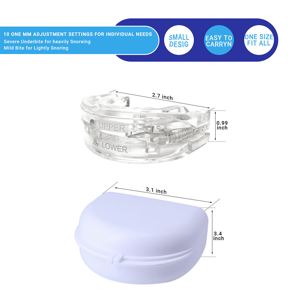 Dispositivo Antisnore SilentForm – Ajustable, Confort Optimizado, Solución Efectiva para el Sueño