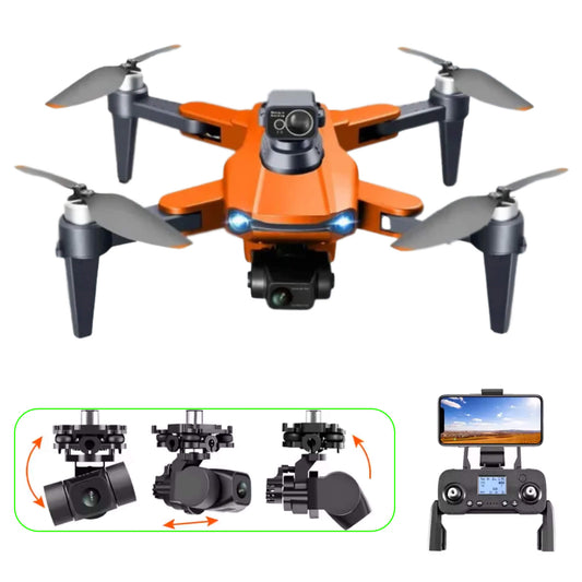 Drone 8K HD con Doble Cámara GPS y Motores Sin Escobillas