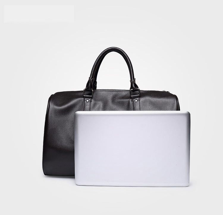 Duffel de Viaje de Gran Capacidad en Cuero – Bolsa de Mano Ligera y Duradera