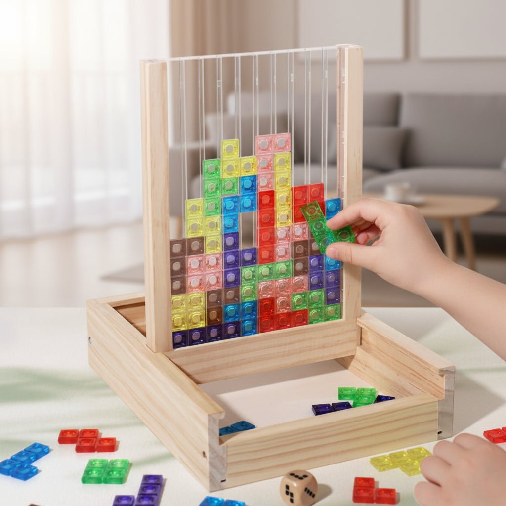 ECOBLOCK – Rompecabezas de Madera para Diversión Sostenible y Entrenamiento Mental