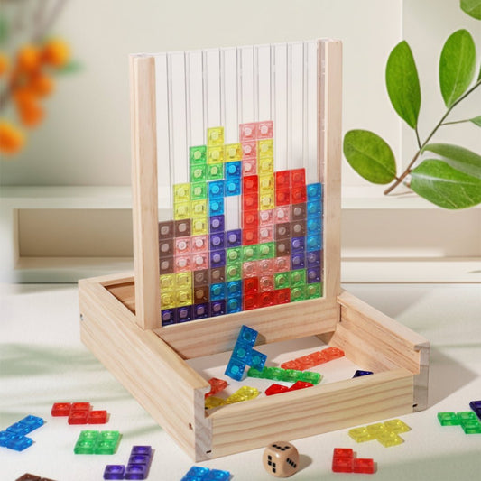 ECOBLOCK – Rompecabezas de Madera para Diversión Sostenible y Entrenamiento Mental