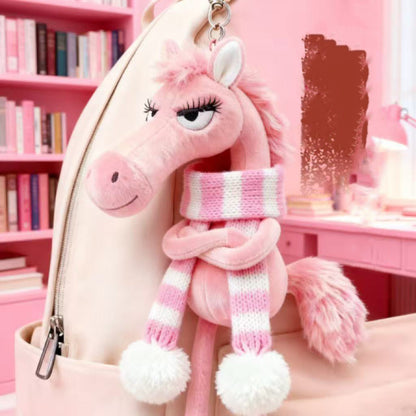 Encanto de Caballo de Peluche Cool™ – Llavero de Peluche Elegante