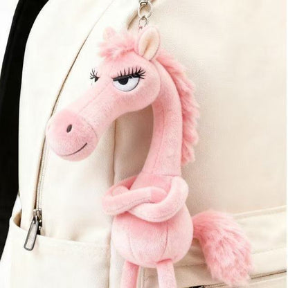 Encanto de Caballo de Peluche Cool™ – Llavero de Peluche Elegante