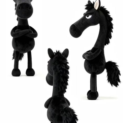 Encanto de Caballo de Peluche Cool™ – Llavero de Peluche Elegante