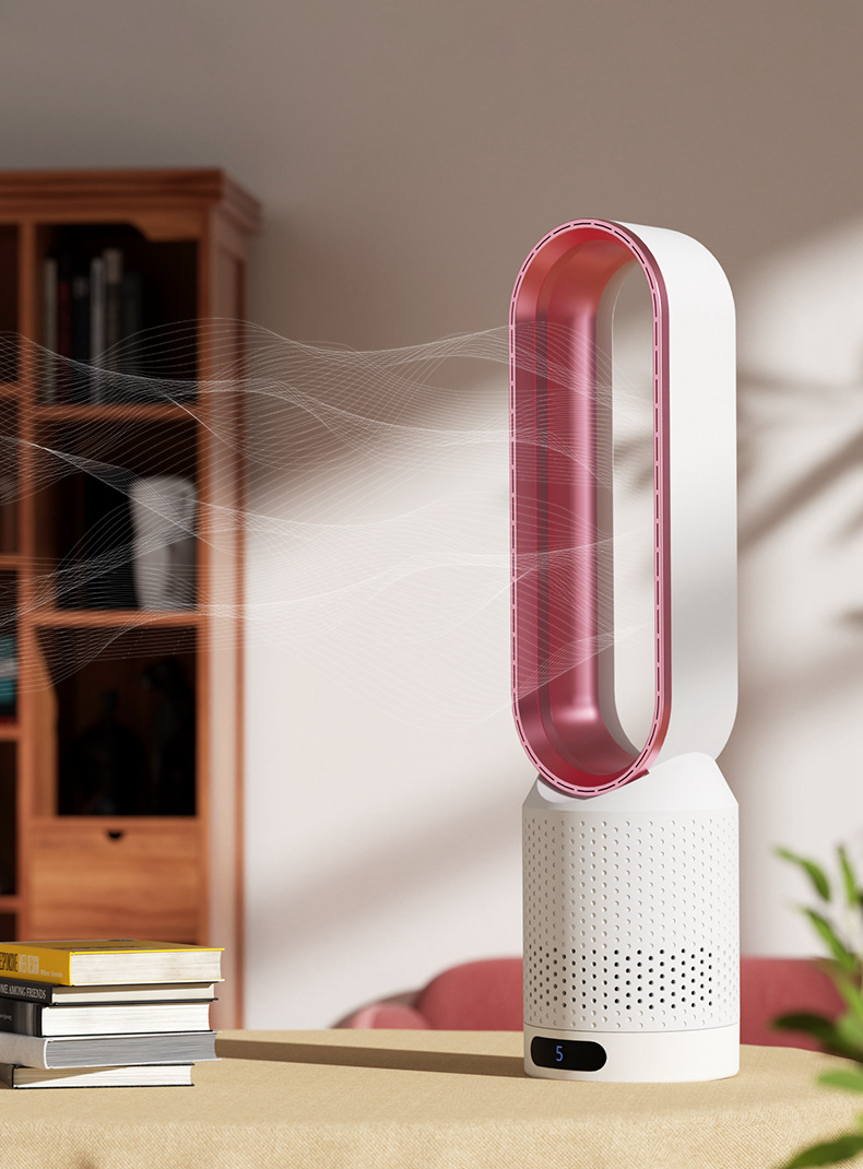 Enfriador de Aire 3 en 1 con Purificador de Aire y Oscilación