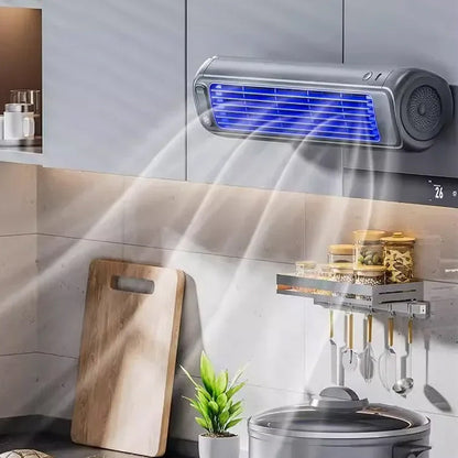 Enfriador de Aire Portátil | Montable en la Pared, Enfriamiento Rápido y Batería de Larga Duración para Uso en Casa y Oficina | VierraSol