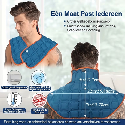 Envoltura de Gel Refrigerante para Hombros y Cuello
