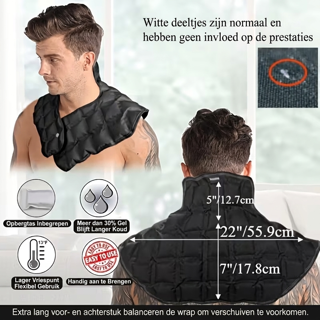 Envoltura de Gel Refrigerante para Hombros y Cuello