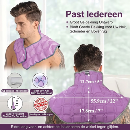 Envoltura de Gel Refrigerante para Hombros y Cuello