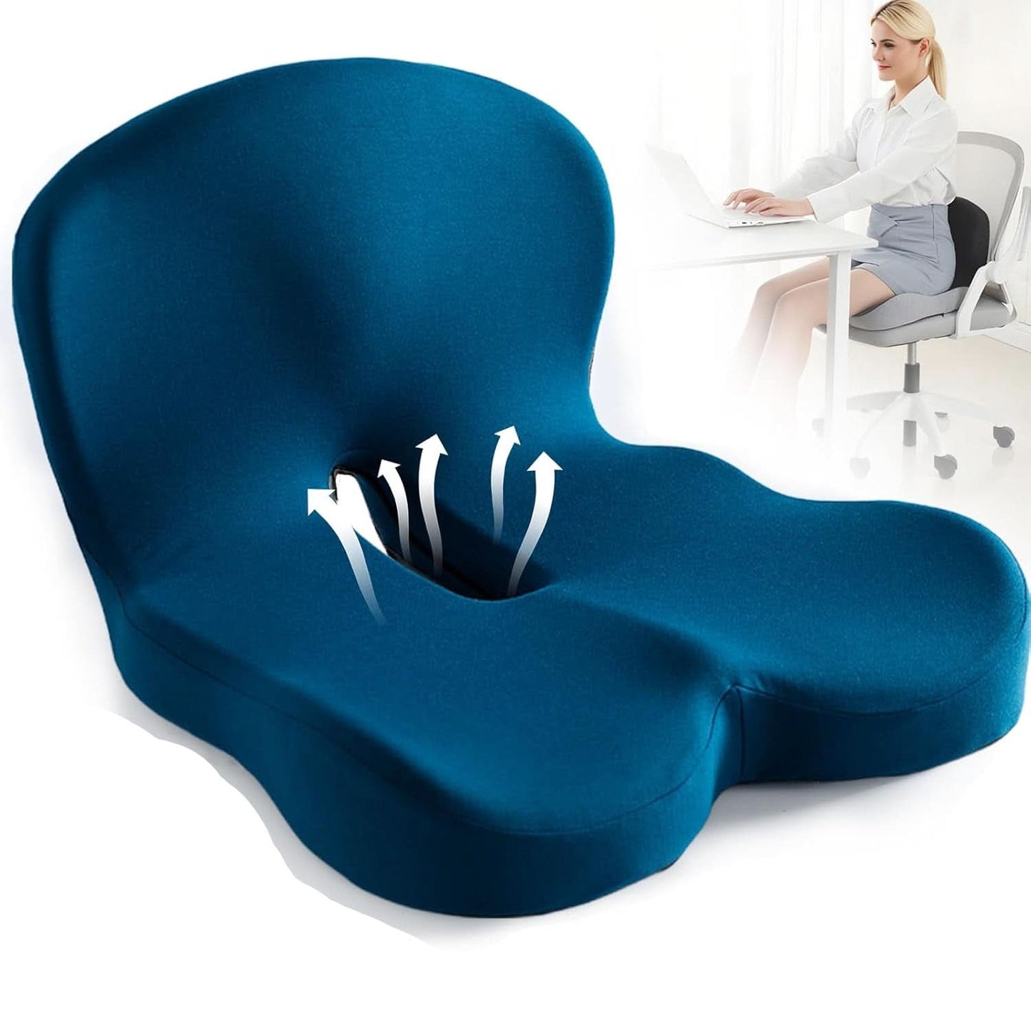 ERGOCOMFORT PAD – Almohada de Espuma Viscoelástica Premium para Postura y Comodidad