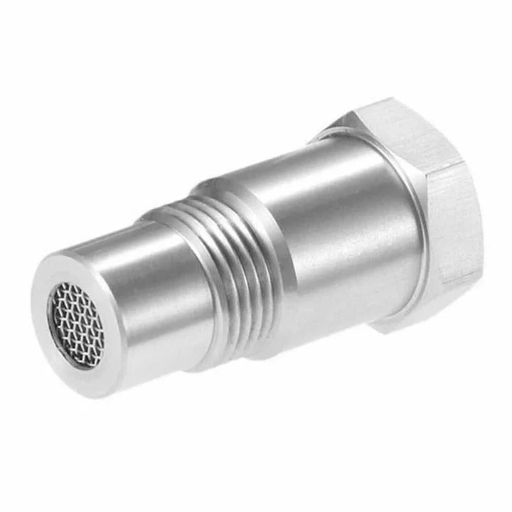 Espaciador para sensor de O2 con adaptador de oxígeno y minicatalizador integrado para luz Check Engine
