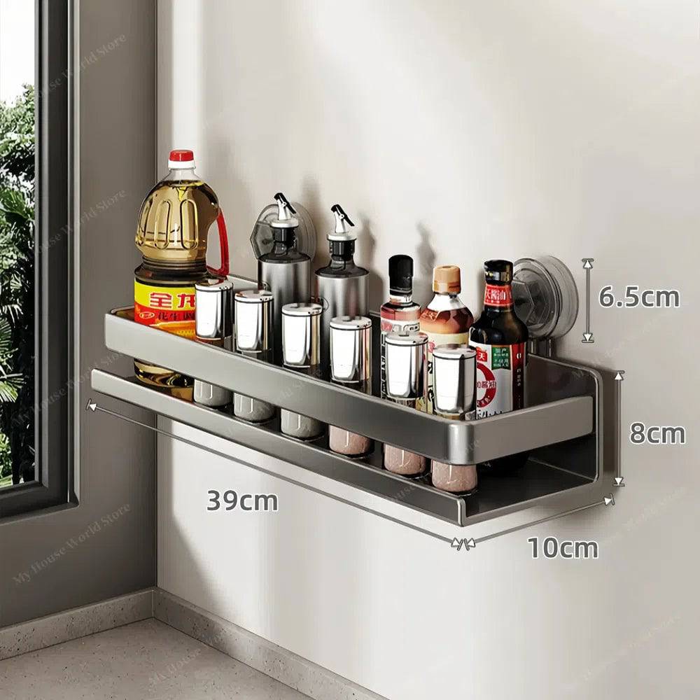 Especiero de pared con ventosas para cocina