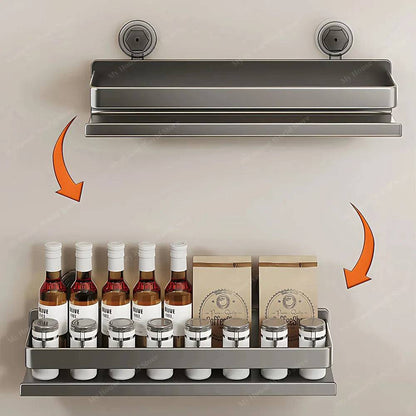 Especiero de pared con ventosas para cocina